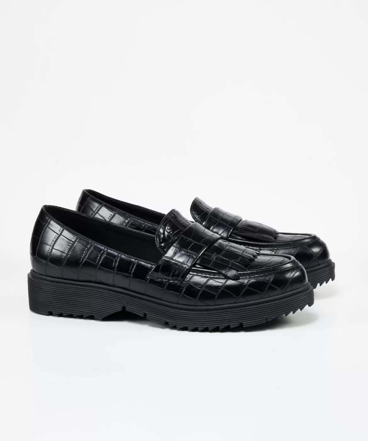 Online MARYPAZ Detalhe Do Efeito Fringe Moccasin