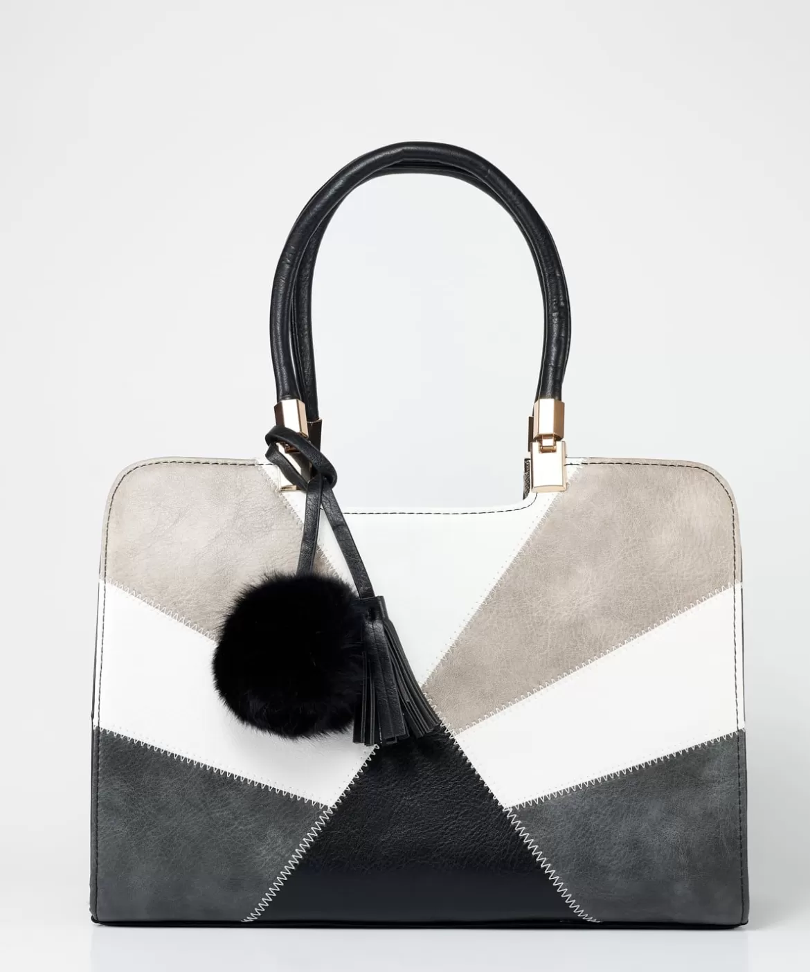 Store MARYPAZ Shopper Bag Detalhe Bordado E Efeito Bor